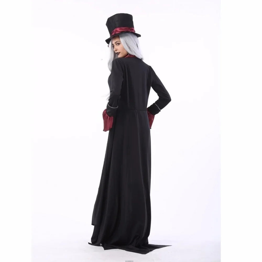 Vampire Costume Set Gothic Couple Halloween 2025 Cosplay - Tophatter Daily Deals