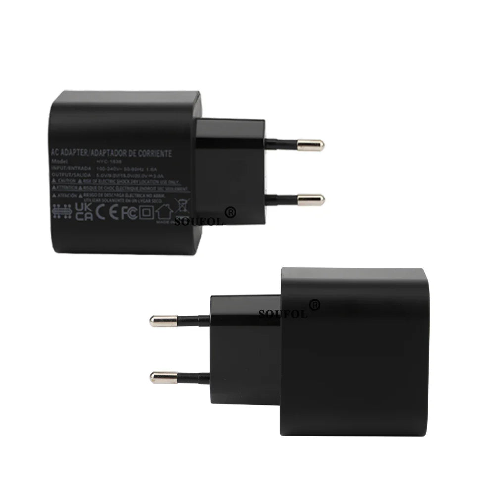 60W USB C Fast Charger Cube With EU US UK Plugs For Switch2 - Tophatter Daily Deals