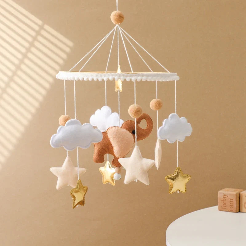 Hot Air Balloon Crib Mobile Newborn Sensory Toys Soothing - Tophatter Daily Deals