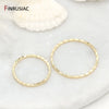 14K Gold Plated Brass Jewelry Ring Connectors Pack 10Pc 14k gold-10pcs - Tophatter Daily Deals