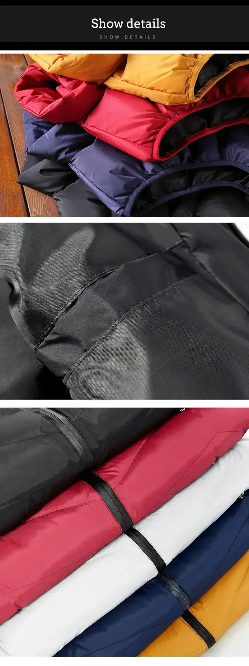 Warm Men’s Puffer Vest - Short Quilted, Polyester, Winter - Tophatter Daily Deals