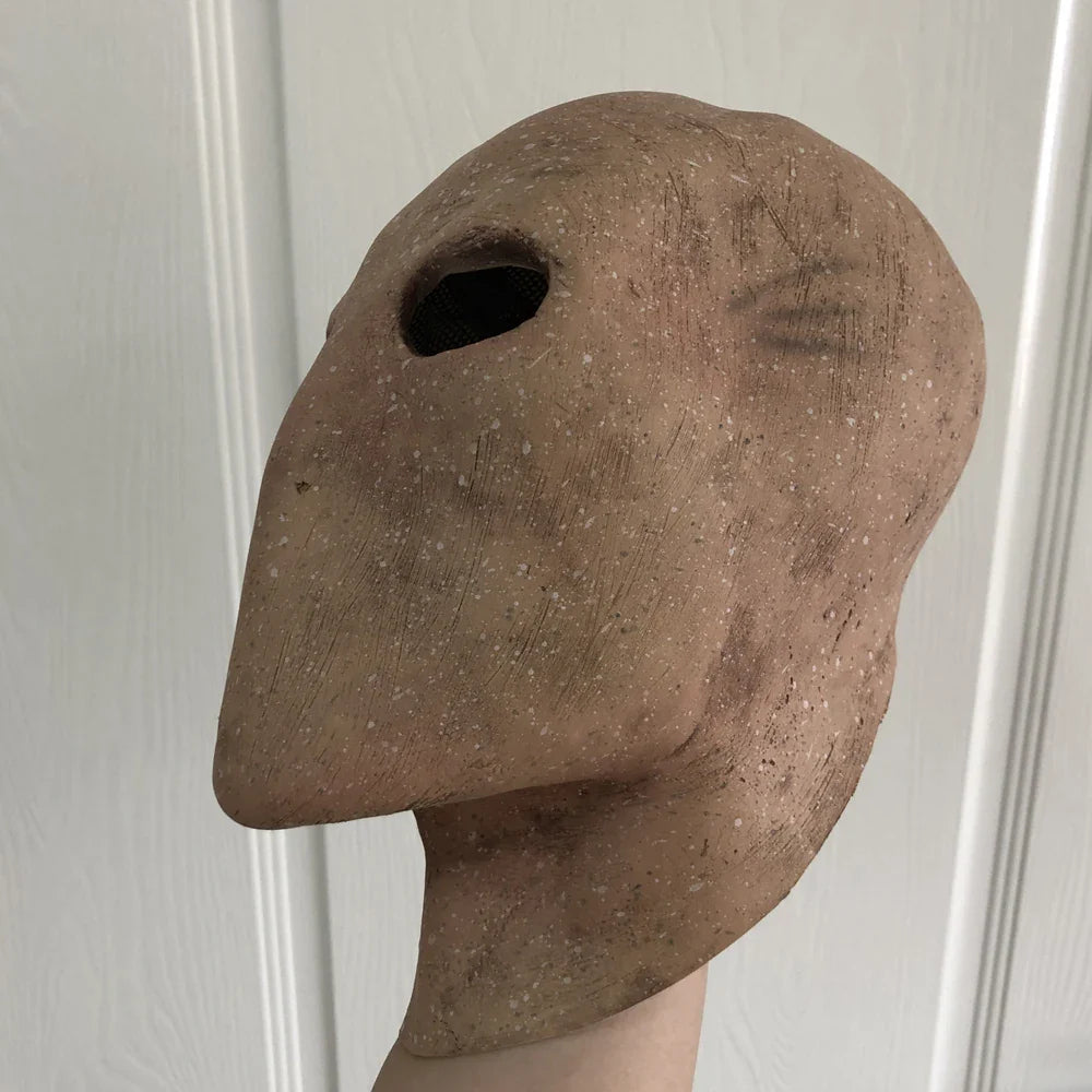 Slenderman Mask Latex Faceless Horror Halloween Costume - Tophatter Daily Deals