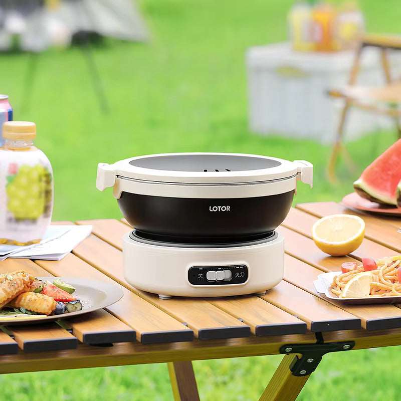 Portable Folded Electric Cooking Pot Electric Cooking Pots - Tophatter Daily Deals