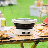 Portable Folded Electric Cooking Pot Electric Cooking Pots - Tophatter Daily Deals