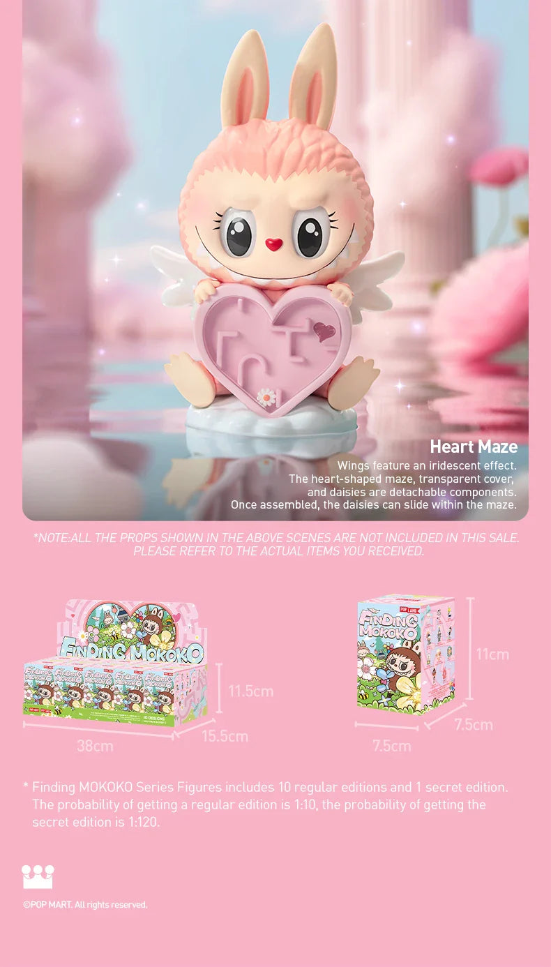 Genuine Finding Mokoko Labubu Series Figures 1pc/10pcs Blind Box Mythical - Tophatter Daily Deals