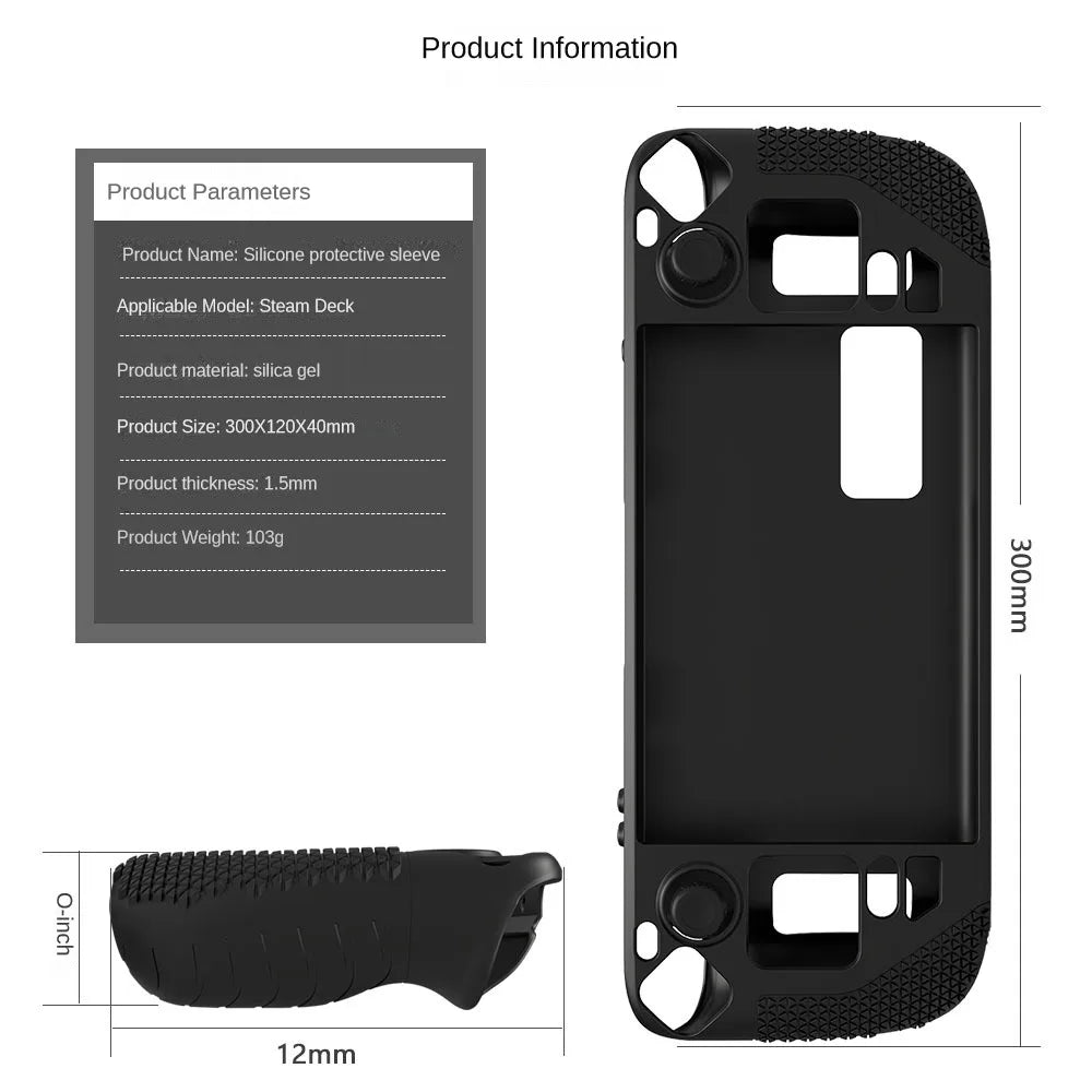 Steam Deck OLED Silicone Case With Button Caps Grip - Tophatter Daily Deals