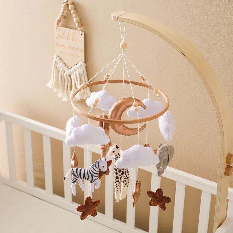 Hot Air Balloon Crib Mobile Newborn Sensory Toys Soothing - Tophatter Daily Deals