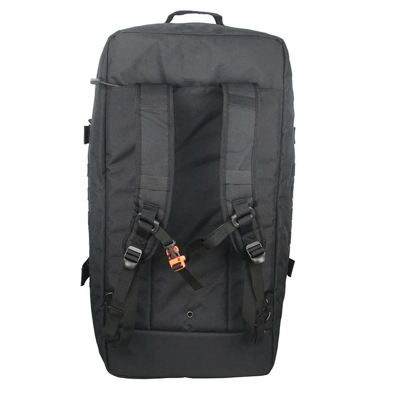 Tactical Molle Sport Travel Duffel Bag Black Duffel Bags - Tophatter Daily Deals