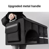 72L Foldable Waterproof Storage Box Black Camp Furniture - Tophatter Daily Deals