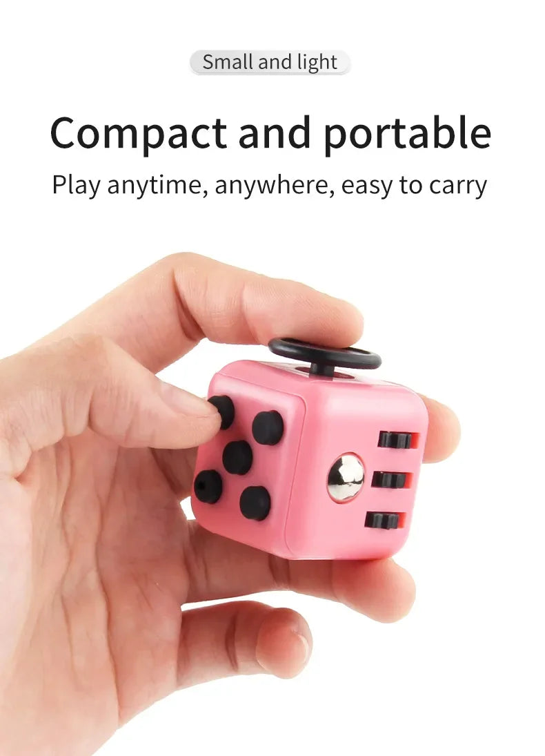 Fidget Cube Antistress Spinner Toy Sensory Stress Relief - Tophatter Daily Deals
