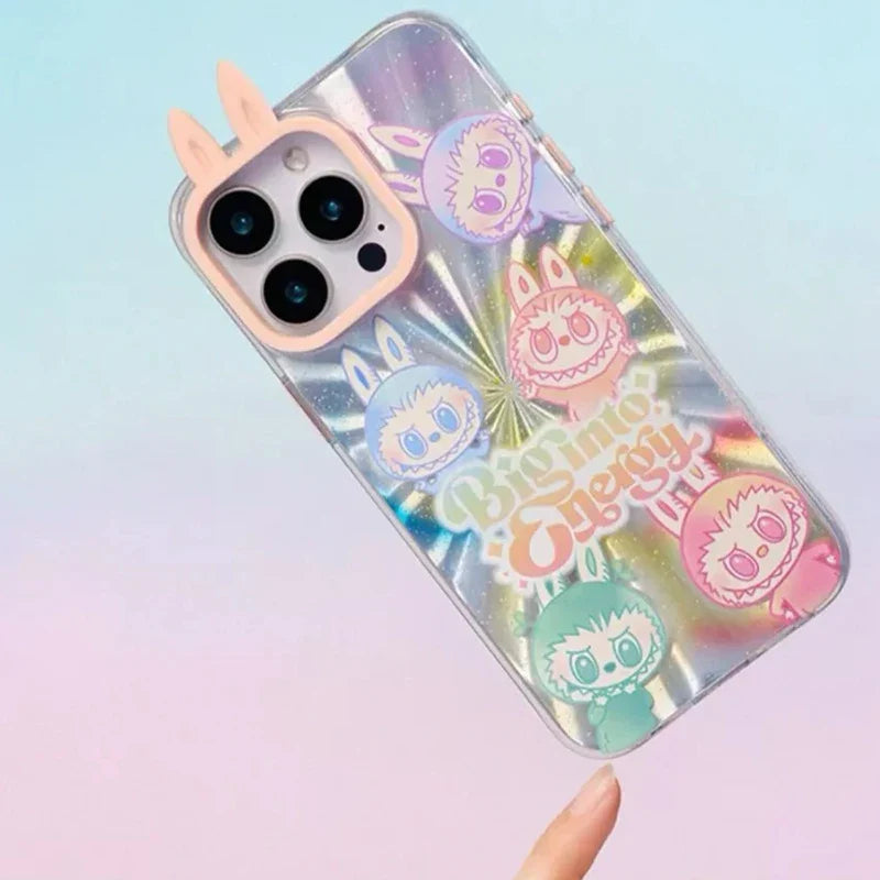 Genuine Labubu The Monsters Big Into Energy Series Wireless Charger Case Cover Key Chain Labubu Surprise Gift Peripheral Model Mythical - Tophatter Daily Deals