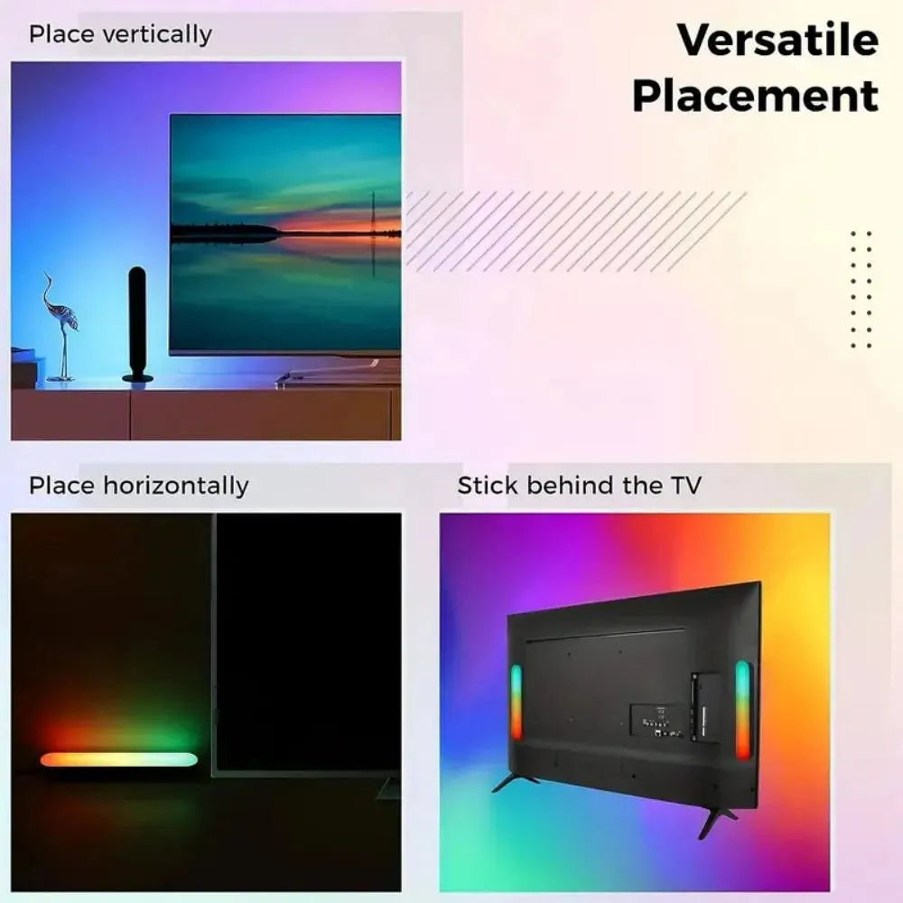 24 Keys IR Remote Control Smart RGB Strip Lights Gaming Lights, TV Ambient Backlight Sync With Music, RGB Desk Lamp For TV, PC - Tophatter Daily Deals