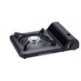 Single-Burner Camping Gas Stove Black Camp Cooking - Tophatter Daily Deals