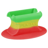 Tophatter's Inc. RIP Series Silicone Dab Straw Stand Rasta Silicone Dab Straws - Tophatter Daily Deals