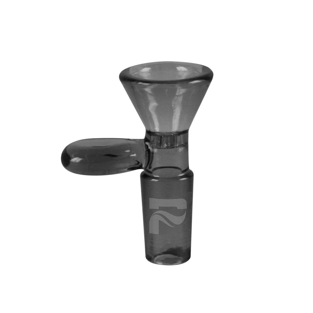 Tophatter's Inc. Full Color Herb Slide Transparent Gray Glass Bong Bowls - Tophatter Daily Deals