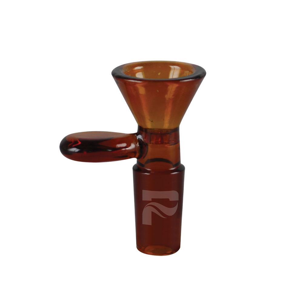 Tophatter's Inc. Full Color Herb Slide Transparent Amber Glass Bong Bowls - Tophatter Daily Deals