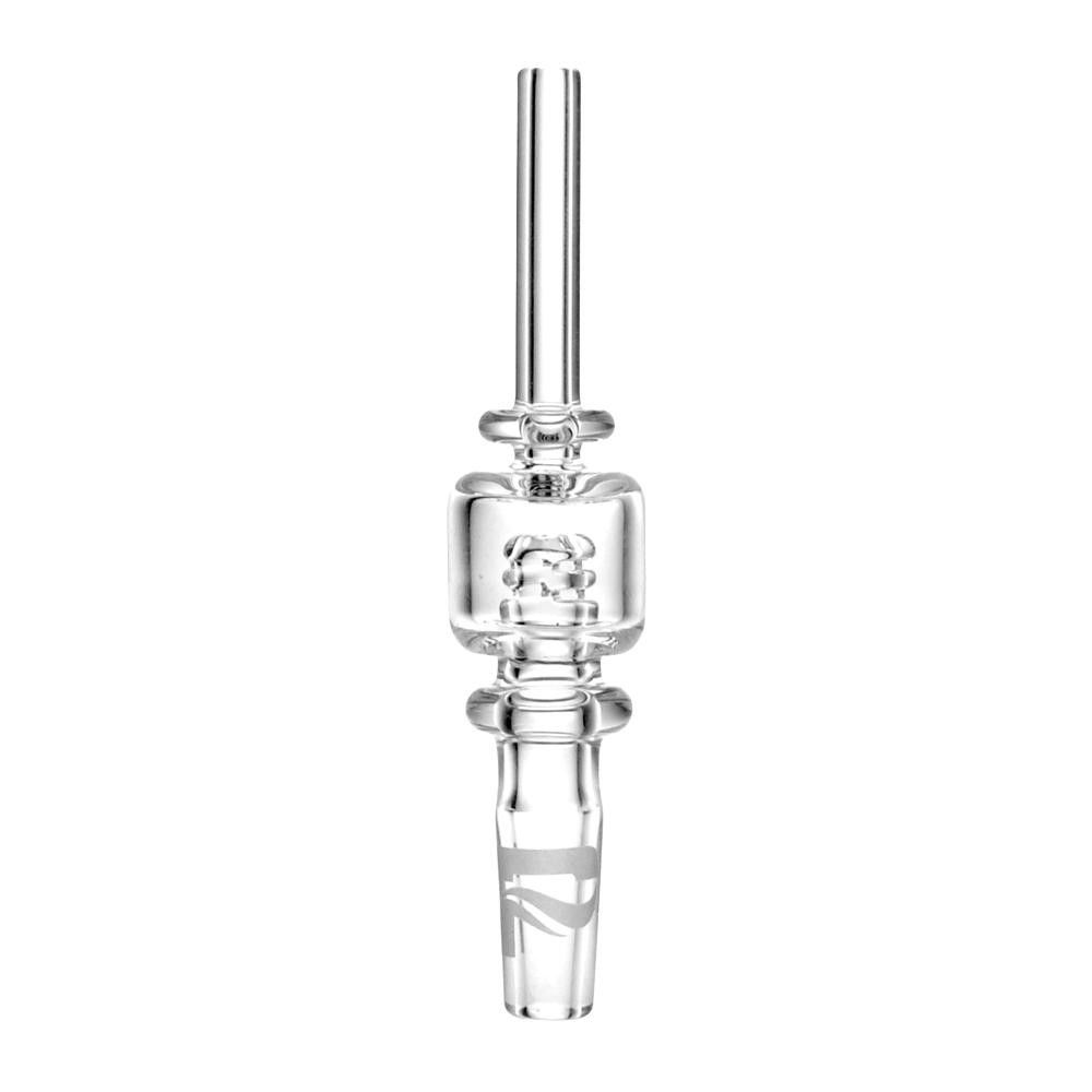 Tophatter's Inc. Quartz Dab Straw Tip w/ Honey Catcher 10mm Male Dab Straws - Tophatter Daily Deals