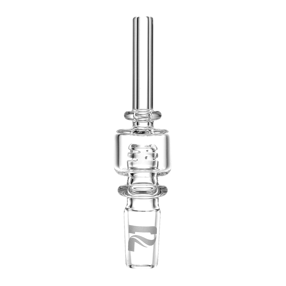 Tophatter's Inc. Quartz Dab Straw Tip w/ Honey Catcher 14mm Male Dab Straws - Tophatter Daily Deals
