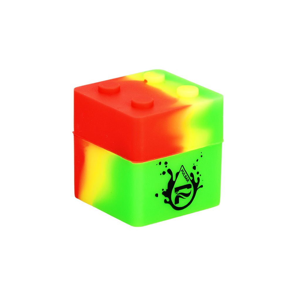 Tophatter's Inc. RIP Series Block Silicone Container RIP Rasta Concentrate Containers - Tophatter Daily Deals