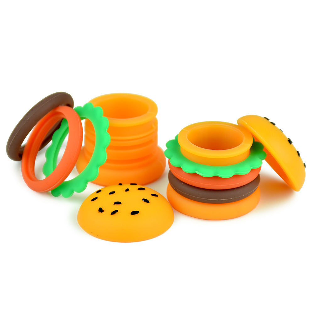 Hamburger Silicone Concentrate Container Concentrate Containers - Tophatter Daily Deals
