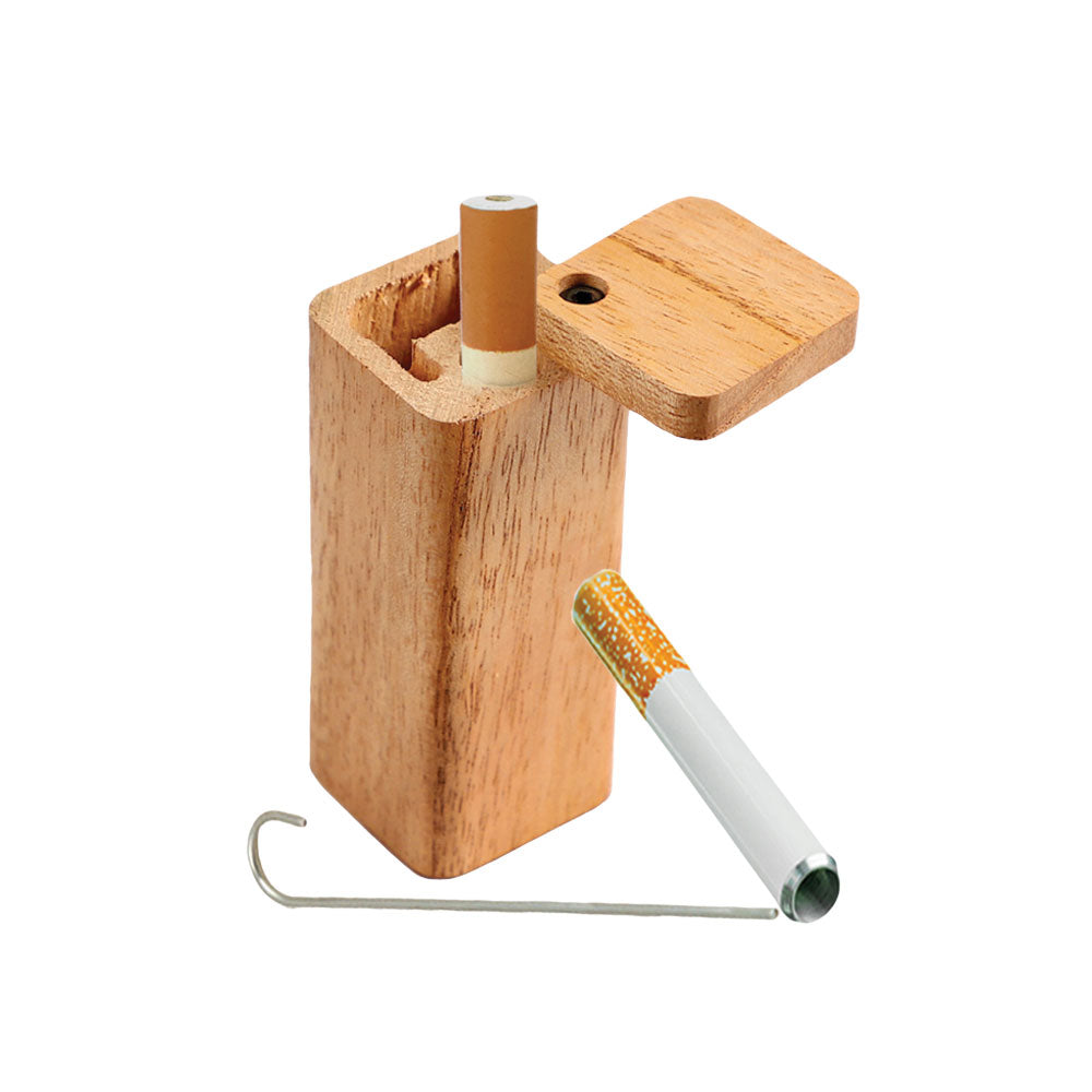 Solid Square Wood Dugout w/ Poker Dugouts - Tophatter Daily Deals