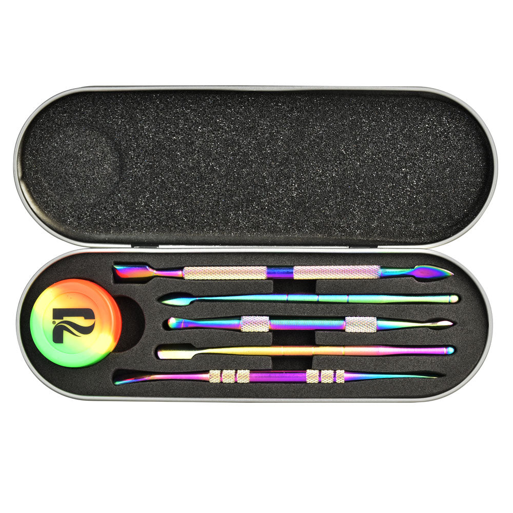Tophatter's Inc. Dab Tool Set Rainbow Metal Dab Tools - Tophatter Daily Deals