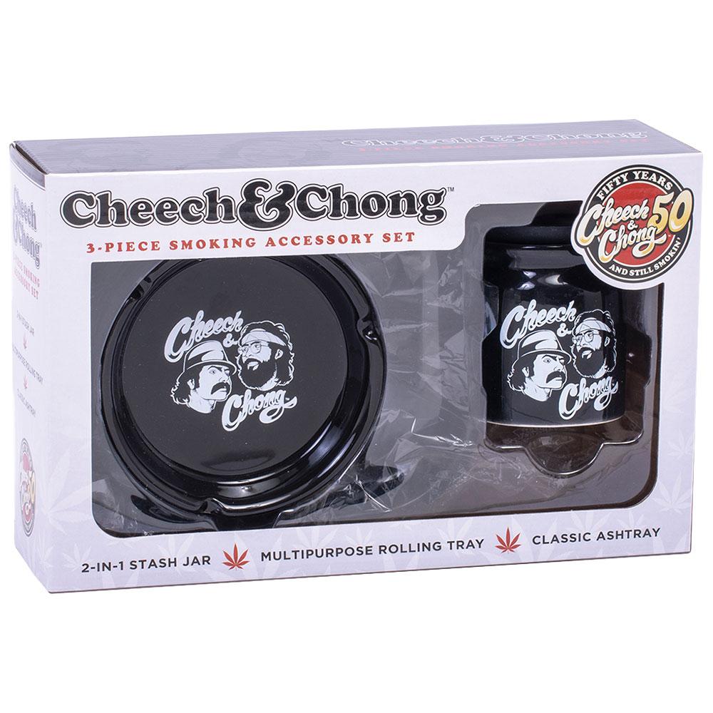 Cheech & Chong Smoke Lover's Gift Set | East L.A. Rolling Trays - Tophatter Daily Deals