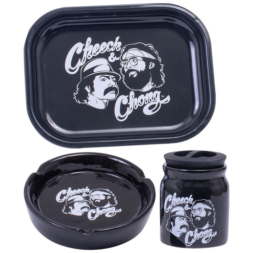 Cheech & Chong Smoke Lover's Gift Set | East L.A. Rolling Trays - Tophatter Daily Deals