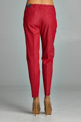 Women's Red Velvet Pants Pants - Tophatter Daily Deals