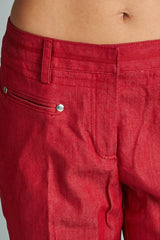 Women's Red Velvet Pants Pants - Tophatter Daily Deals