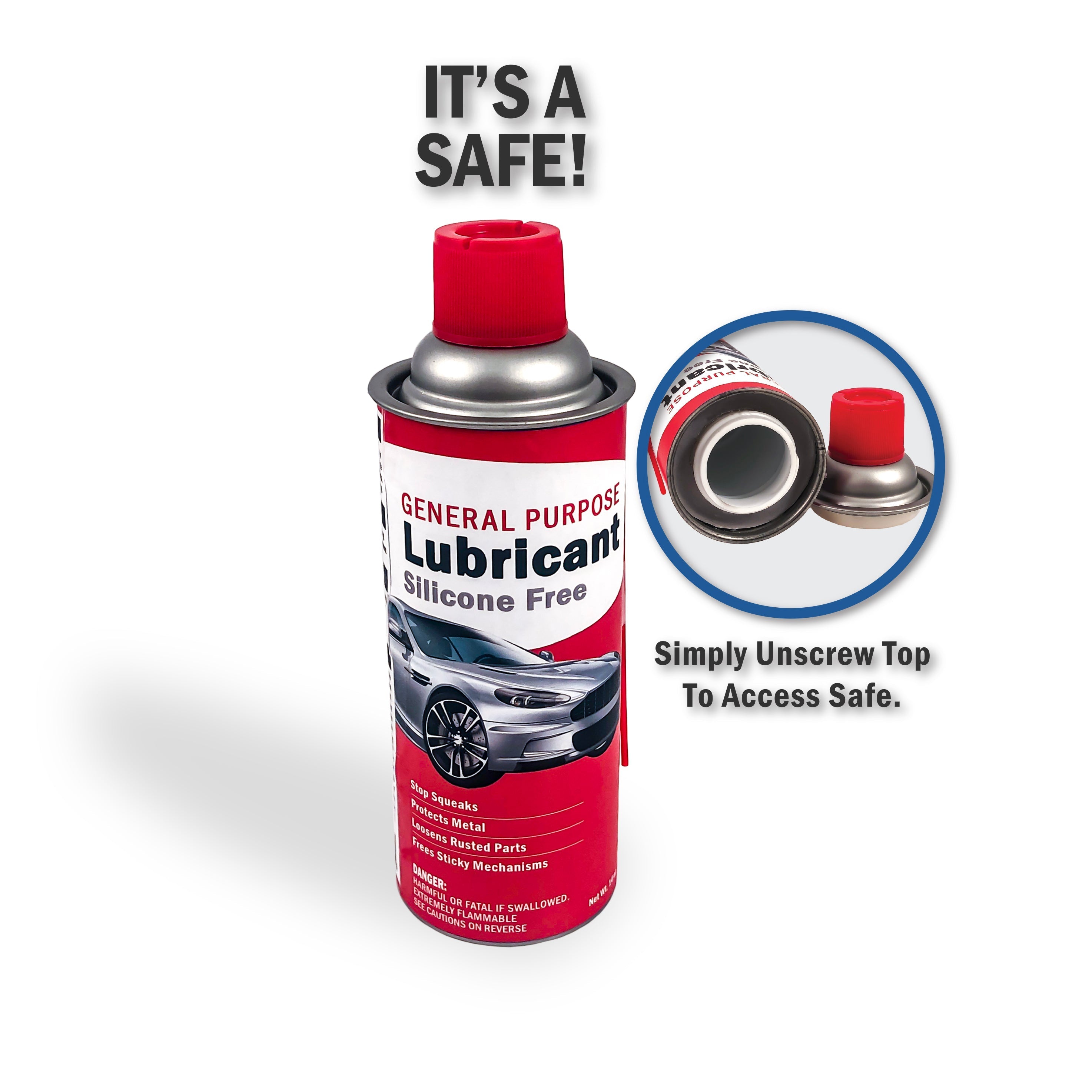 Secret Safe ™ - General Purpose Lubricant safe - Tophatter Daily Deals