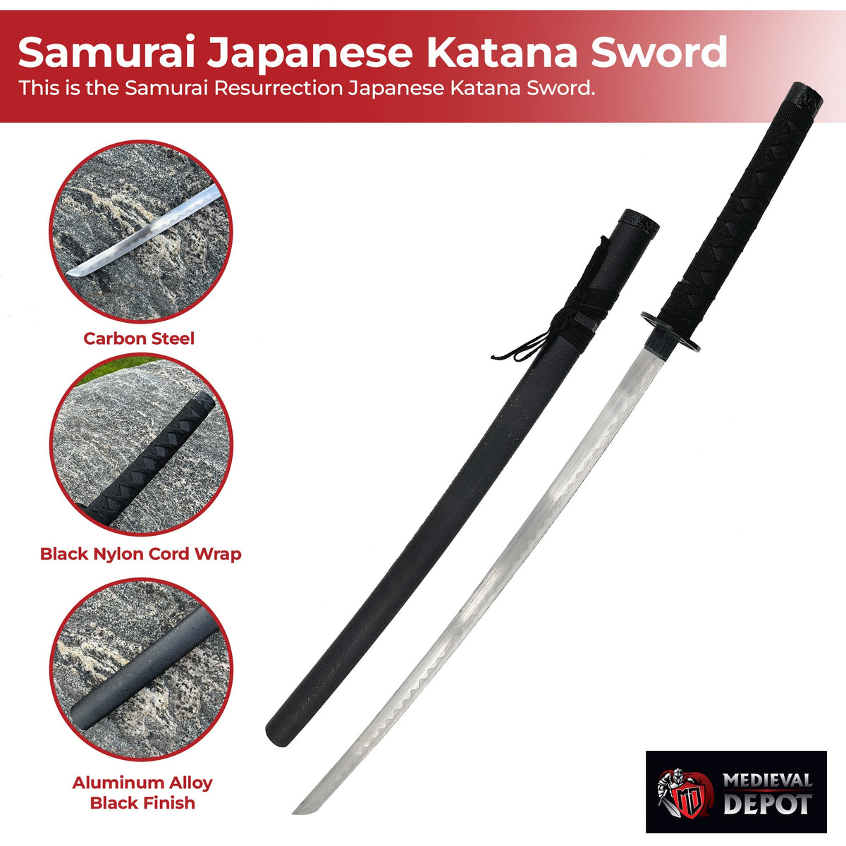 Samurai Resurrection Japanese Katana Sword historical period - Tophatter Daily Deals