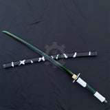 IRL Sanemi Nichirin Sword Katana 1045 Carbon Steel Version - Tophatter Daily Deals