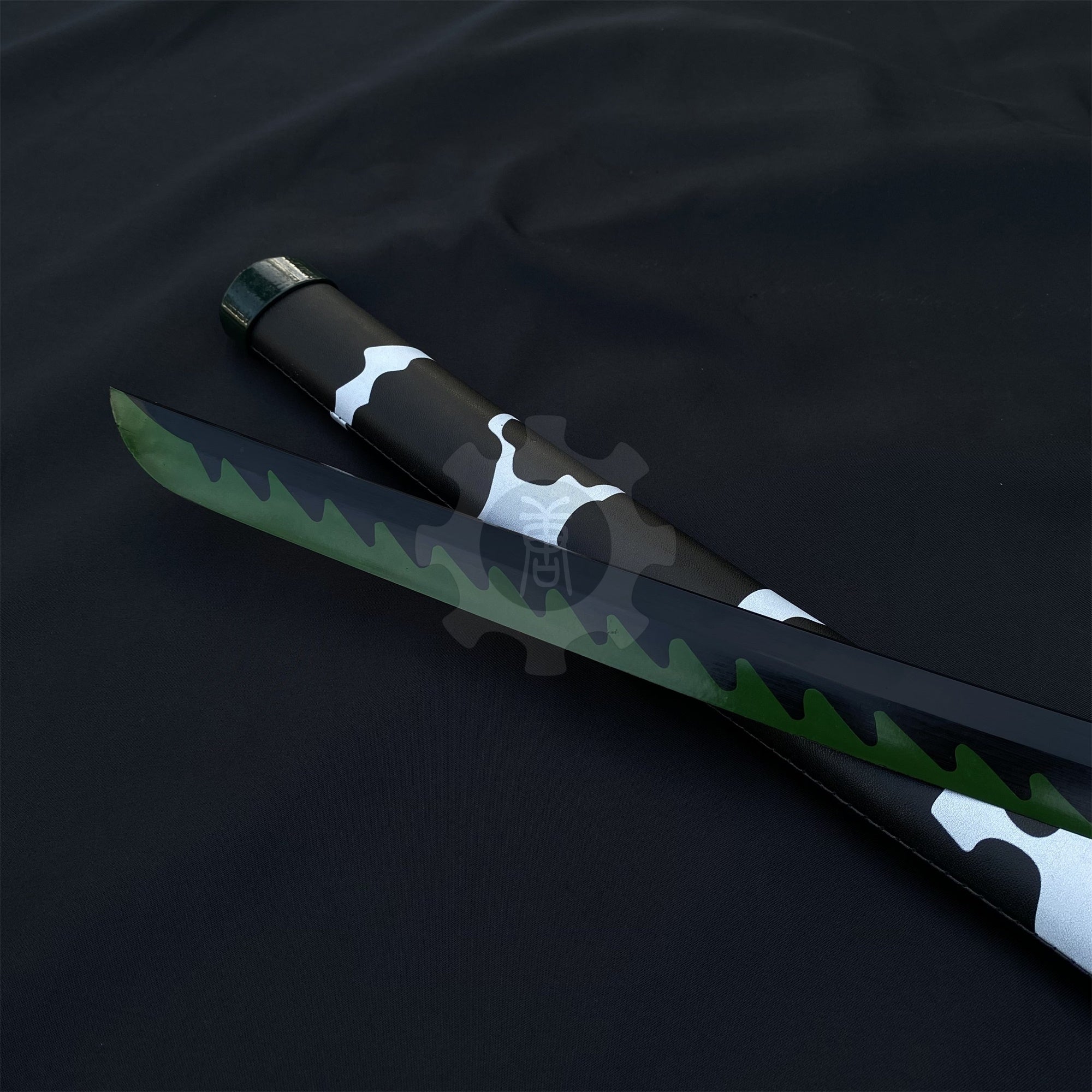 IRL Sanemi Nichirin Sword Katana 1045 Carbon Steel Version - Tophatter Daily Deals