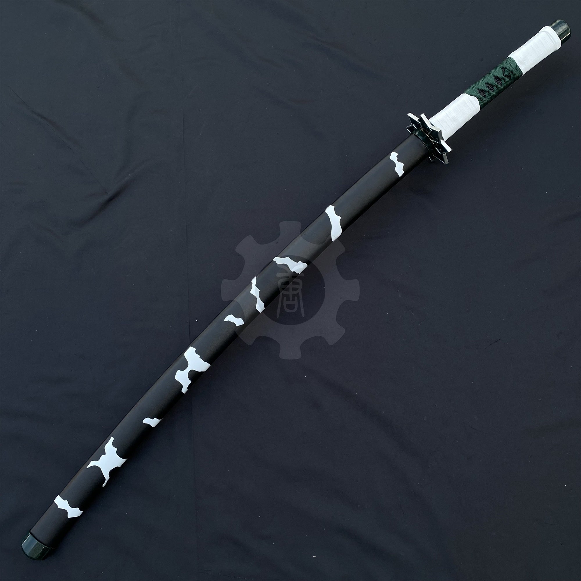 IRL Sanemi Nichirin Sword Katana 1045 Carbon Steel Version - Tophatter Daily Deals