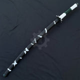 IRL Sanemi Nichirin Sword Katana 1045 Carbon Steel Version - Tophatter Daily Deals