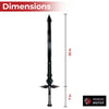 SAO Black Dark Repulser Sword of Kirito swords - Tophatter Daily Deals