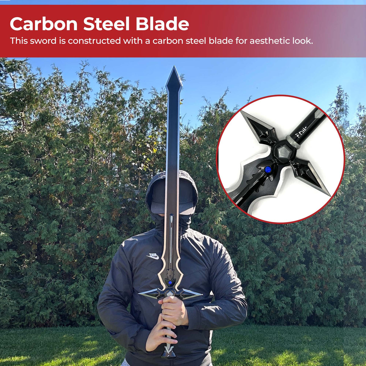 SAO Black Dark Repulser Sword of Kirito swords - Tophatter Daily Deals