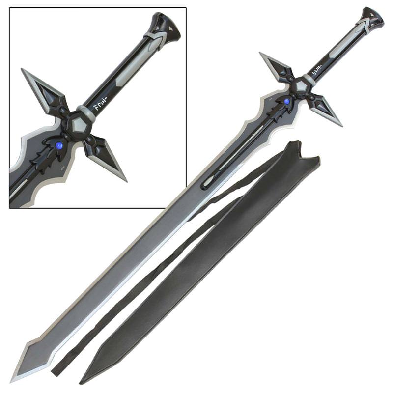 SAO Black Dark Repulser Sword of Kirito Replica - Tophatter's Guns'N'Weapons Store Collectible Weapons - Tophatter Daily Deals
