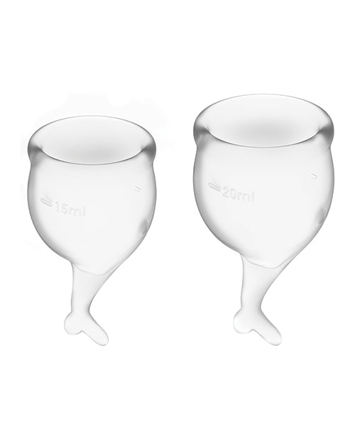 Satisfyer Feel Secure Menstrual Cup Clear Menstrual Cups - Tophatter Daily Deals