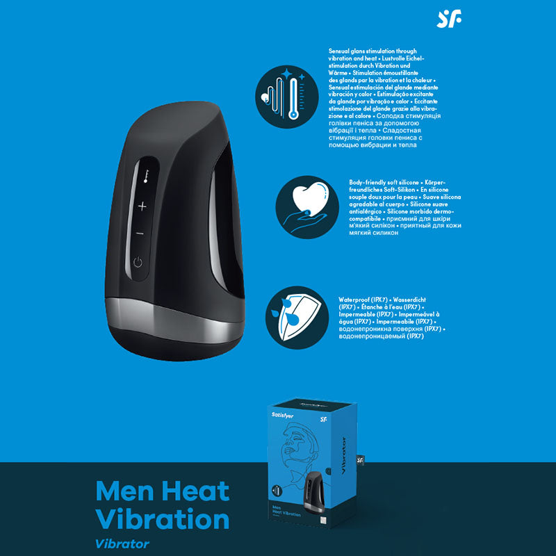 Satisfyer Men Heat And Vibration Masturbator Device Pro > Sex Toys For Men > Masturbators > Vibrating - Tophatter Daily Deals