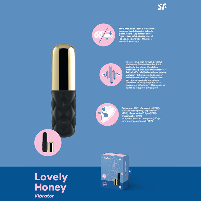 Satisfyer Mini Sparking Darling (Gold/Black) – USB Rechargeable Mini Vibrator > Vibrators > Mini Vibrators - Tophatter Daily Deals