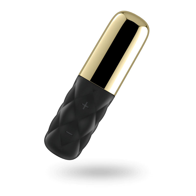 Satisfyer Mini Sparking Darling (Gold/Black) – USB Rechargeable Mini Vibrator > Vibrators > Mini Vibrators - Tophatter Daily Deals