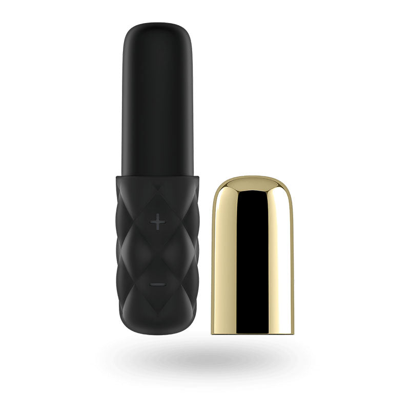 Satisfyer Mini Sparking Darling (Gold/Black) – USB Rechargeable Mini Vibrator > Vibrators > Mini Vibrators - Tophatter Daily Deals