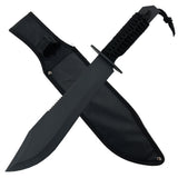 Sawback Bowie Full Tang Survival Knife knives - Tophatter Daily Deals