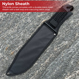 Sawback Bowie Full Tang Survival Knife knives - Tophatter Daily Deals