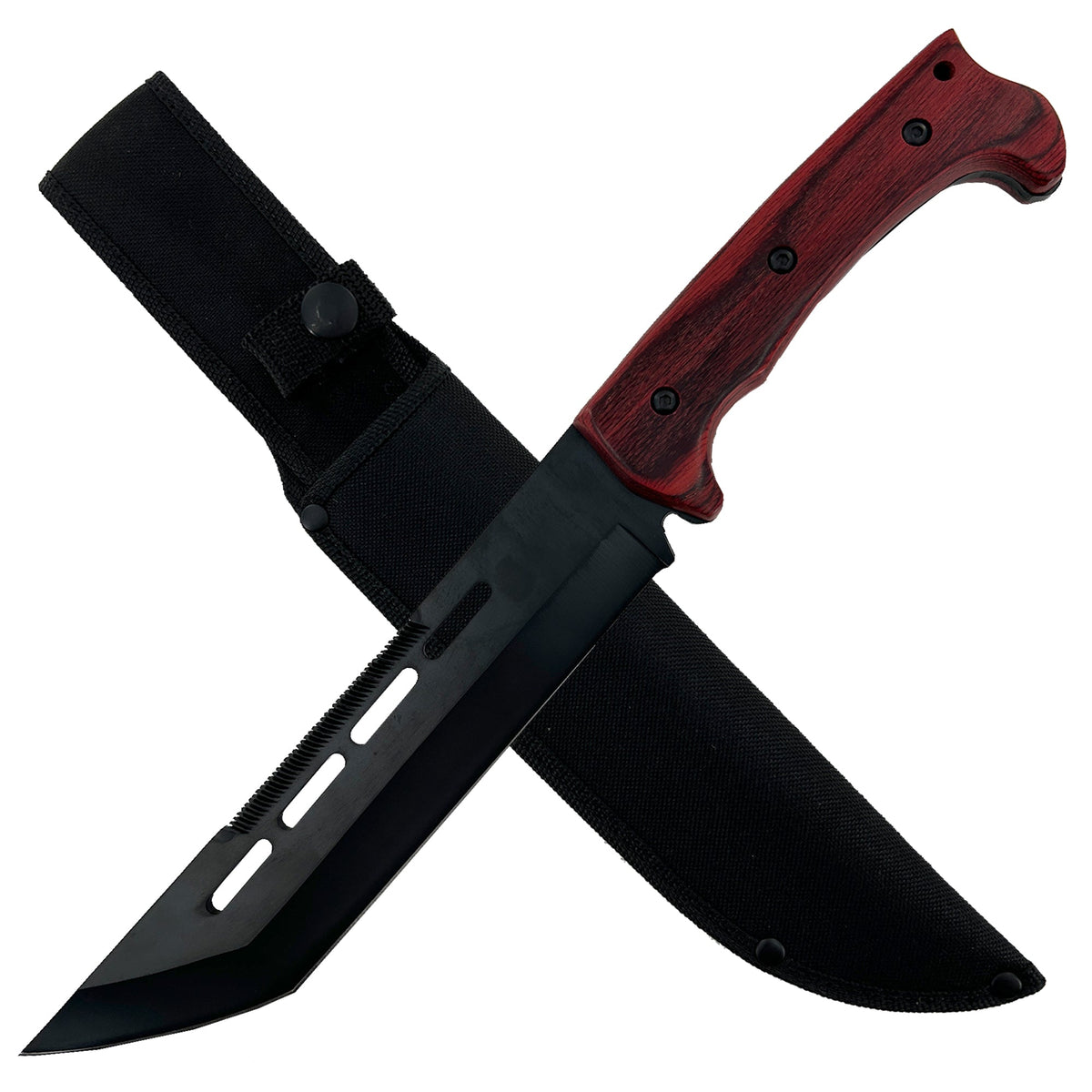 Sawback Feral Instincts Hunting Knife knives - Tophatter Daily Deals