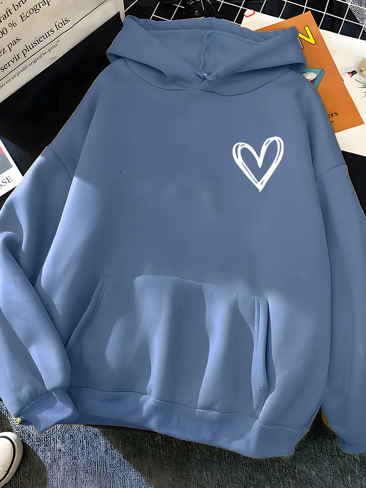 Soft Cozy Women's Hoodie – Relaxed Pullover, Cotton, Casual - Tophatter Daily Deals