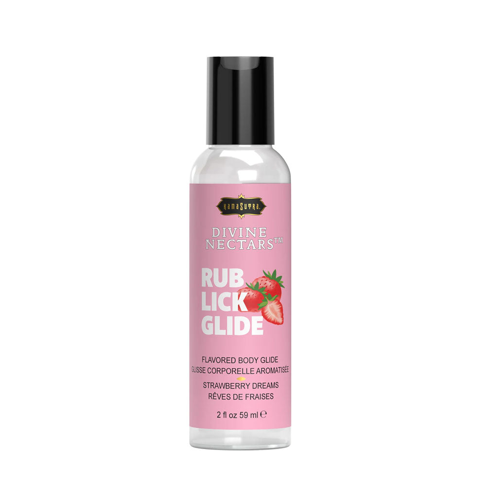 Divine Nectars Strawberry Flavored Body Glide Water-Based 2oz > Lube > Flavoured - Tophatter Daily Deals