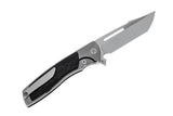 Sharp By Design Mini Evo - M390 Harpoon Point Blade - Carbon Fiber Inlay - Titanium Handle Knives - Tophatter Daily Deals